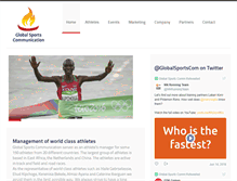 Tablet Screenshot of globalsportscommunication.nl